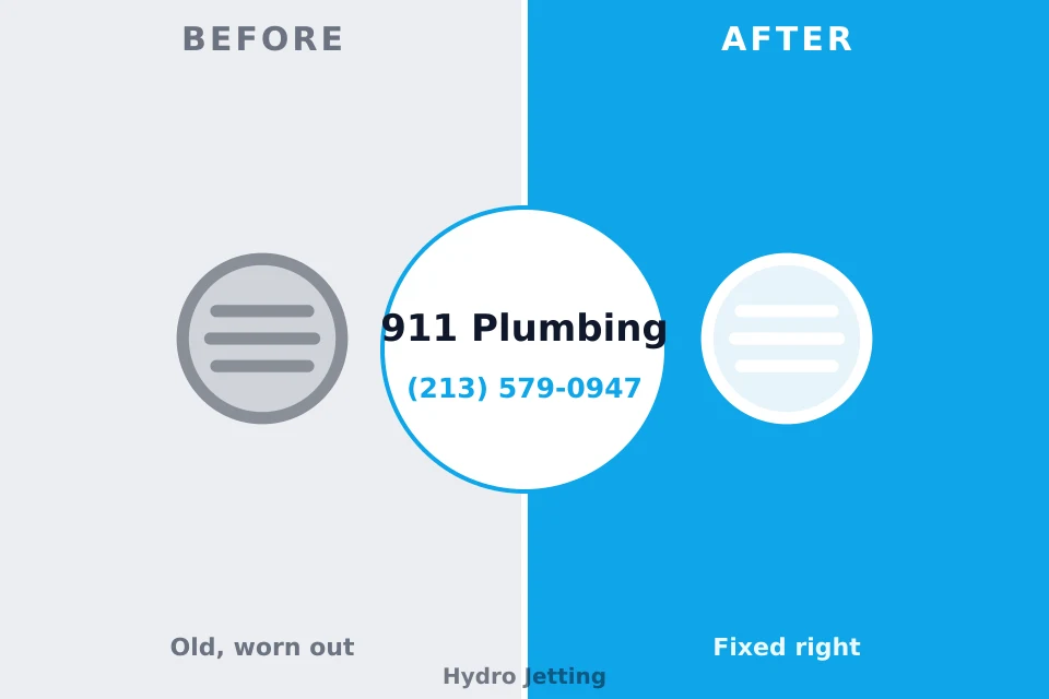 Before and after: plumbing repair East Massapequa, NY